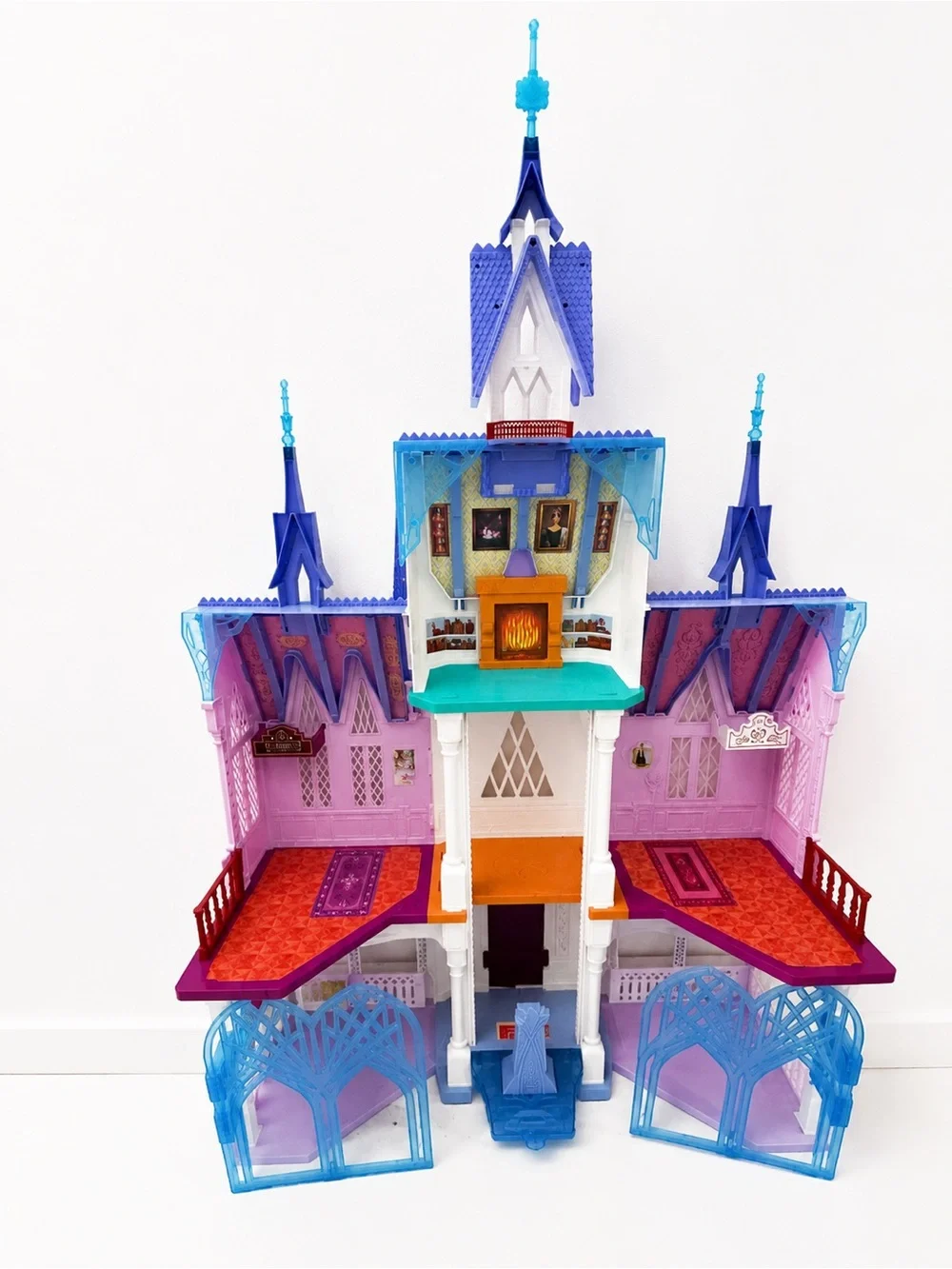 Disney Blue & Pink Princess Castle Playset with Turrets